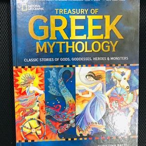 National Geographic Greek Mythology Hardcover Book.